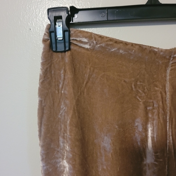 Ralph Lauren Black Label Velour Velvet Silk Blend Pants Size 4 - Picture 5 of 13